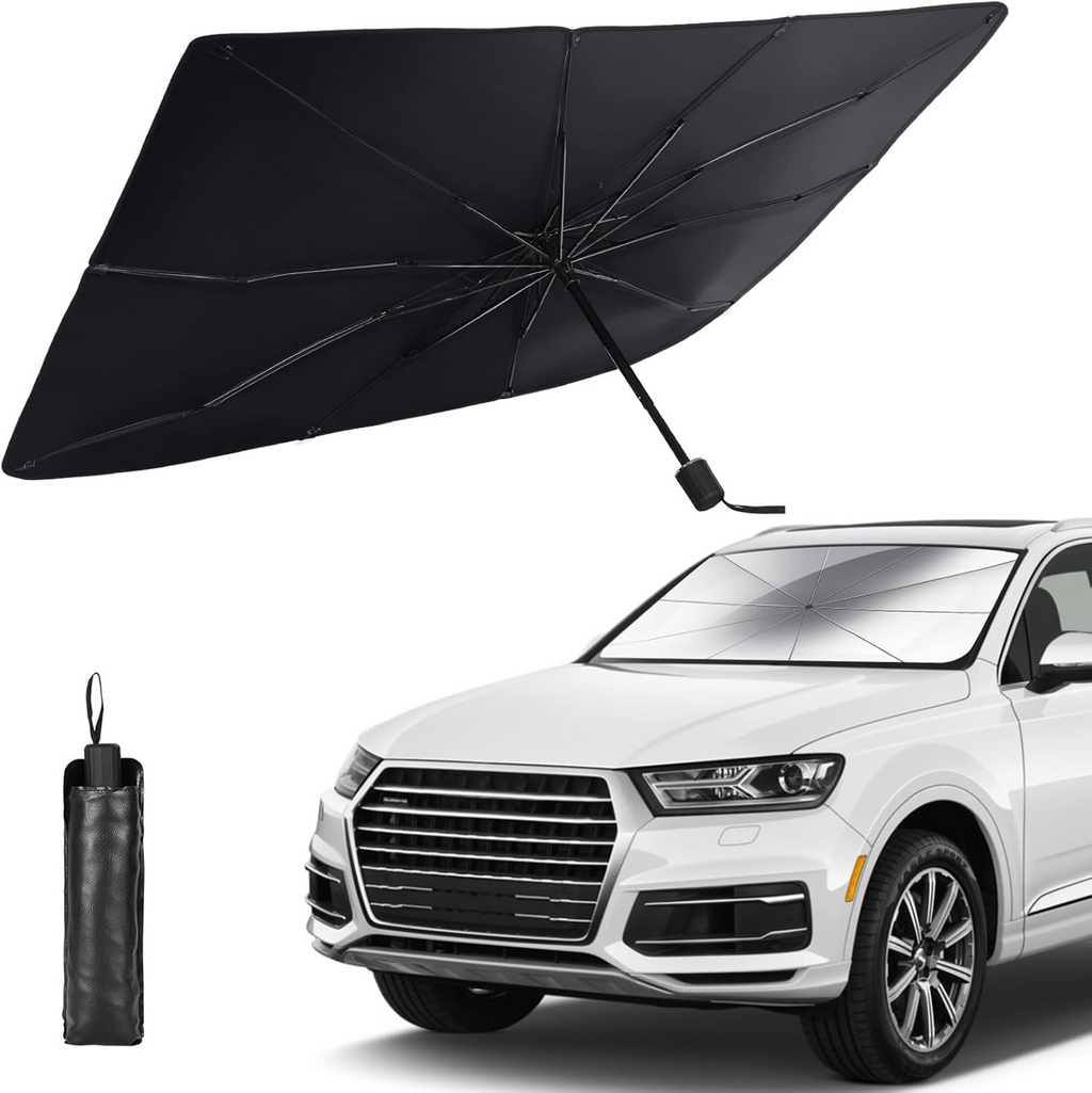 Foldable Car Windshield Umbrellas, Sun Shade Umbrella for Front Windows, Suitable for Windshields of Various Car Models (Large