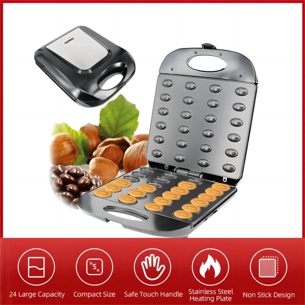 SOKANY Popular Biscuit Maker Non-stick Coated Heating Adjustable Electric Grill Machine Kitchen Nut Maker