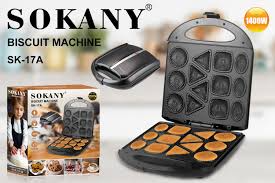 SOKANY Popular Biscuit Maker Non-stick Coated Heating Adjustable Electric Grill Machine Kitchen Nut Maker