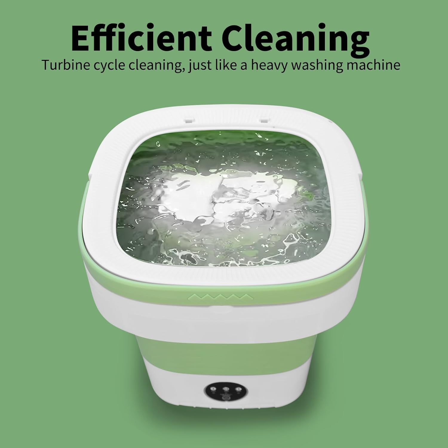 Portable Mini Washing Machine, Upgraded with Spin Basket Laundry Machine, 3 Modes Deep Cleaning for Baby Clothes, Underwear & Socks, Perfect for Apartment, Dorm, Hotel, Travel & Camping